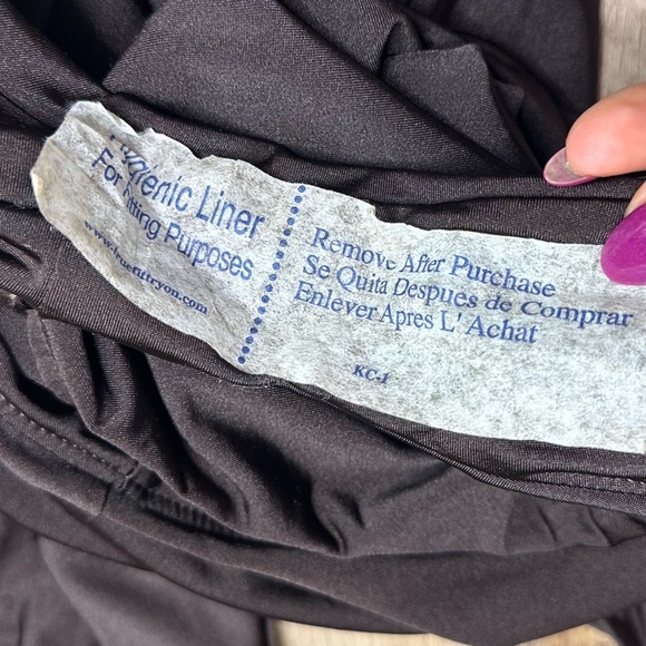 Good American The Layout One Piece Chocolate Swimsuit size 5 - Picture 8 of 9